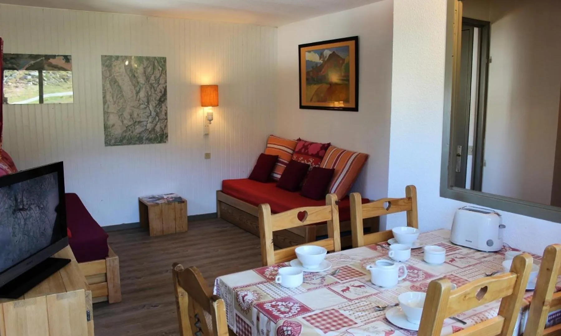 Residence Olympic - Val Thorens Agreable 2 Pieces 5 Personnes Face A La Piste Mae-7536